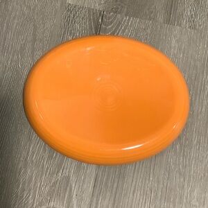 Fiesta Tangerine Colored Soap Dish Spoon Rest